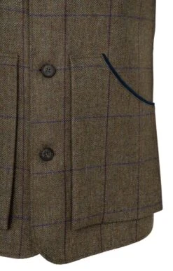 Tweed Shooting Waistcoat -Bruar Heritage Sales Store TR30400MOORLANDHEATHERWP 2