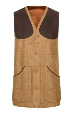Tweed Shooting Waistcoat -Bruar Heritage Sales Store TR30400RUSTBRNNAILHD 1