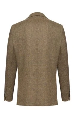 Men's Tweed Double Breasted Jacket -Bruar Heritage Sales Store TR30455LOVATBRNHB 2