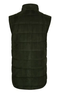 Men's Goat Suede Quilted Waistcoat -Bruar Heritage Sales Store TR30840OLIVE 1