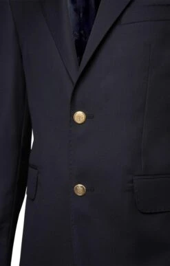 Men's Single Breasted Merino Blazer -Bruar Heritage Sales Store TR40306NAVY 3