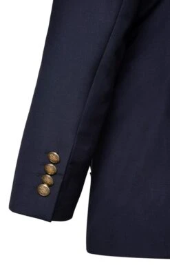 Men's Single Breasted Merino Blazer -Bruar Heritage Sales Store TR40306NAVY 4