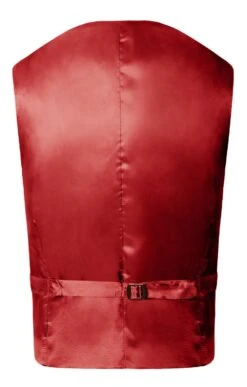 Men's Double Breasted Plaid Waistcoat -Bruar Heritage Sales Store TR40660MUTEDRED 2