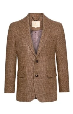 Men's Harris Tweed Jacket -Bruar Heritage Sales Store TR40673MAHOGANYPUPPY 1