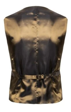 Men's Double Breasted Tweed Waistcoat -Bruar Heritage Sales Store TR40675GOLDFORESTBCORN 1