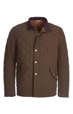 Barbour Shoveler Quilt Jacket -Bruar Heritage Sales Store TS09877DARKOLIVE 2