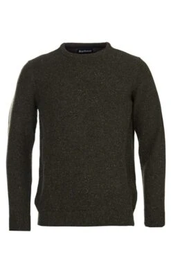 Men's Barbour Tisbury Crew Sweater -Bruar Heritage Sales Store TS09900DKSEAWEED 3