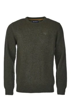 Men's Barbour Tisbury Crew Sweater -Bruar Heritage Sales Store TS09900FOREST 1