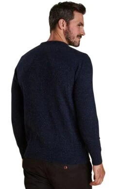 Men's Barbour Tisbury Crew Sweater -Bruar Heritage Sales Store TS09900NAVY 2