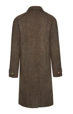 Men's Harris Tweed Raglan Coat -Bruar Heritage Sales Store TS12395BRNGREENHBOC 2