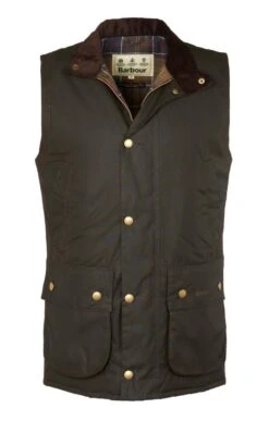 Men's Barbour Westmorland Wax Gilet -Bruar Heritage Sales Store TS21409OLIVE 4