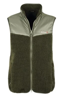 Men's Barbour Hopsen Fleece Gilet -Bruar Heritage Sales Store TS22168OLIVE 3