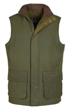 Men's Barbour Farringdon Gilet -Bruar Heritage Sales Store TS22174OLIVE 4