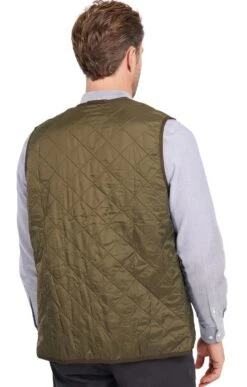 Men's Barbour Polarquilt Waistcoat/Zip In Liner 12 Men's Barbour Polarquilt Waistcoat/Zip In Liner -Bruar Heritage Sales Store TS22180OLIVE 1 1