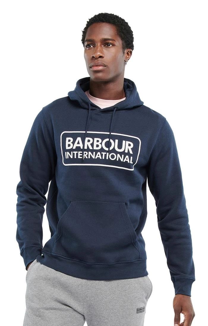 Men's Barbour International Pop Over Hoodie 1 Men's Barbour International Pop Over Hoodie