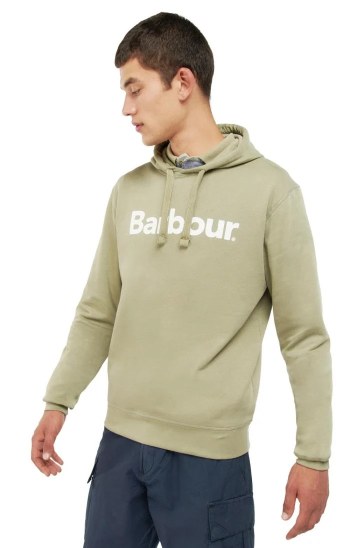 Men's Barbour Logo Hoodie 1 Men's Barbour Logo Hoodie