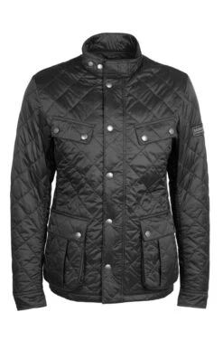 Men's Barbour International Tourer Ariel Quilted Jacket -Bruar Heritage Sales Store TS22326BLACK 3