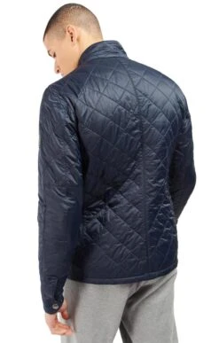 Men's Barbour International Tourer Ariel Quilted Jacket -Bruar Heritage Sales Store TS22326NAVY 1