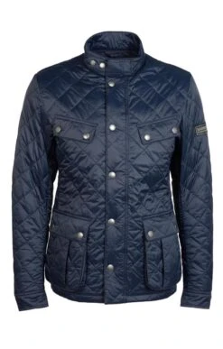 Men's Barbour International Tourer Ariel Quilted Jacket -Bruar Heritage Sales Store TS22326NAVY 3