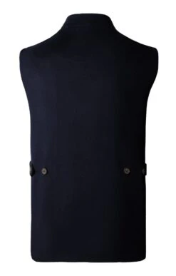 Men’s Wool And Cashmere Sporting Waistcoat -Bruar Heritage Sales Store TS22501NAVY 1
