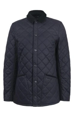 Men's Barbour Checked Heritage Liddesdale Quilt -Bruar Heritage Sales Store TS23159NAVY 2