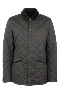 Men's Barbour Checked Heritage Liddesdale Quilt -Bruar Heritage Sales Store TS23159OLIVE 3