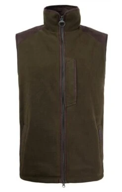 Men's Barbour Active Fleece Gilet -Bruar Heritage Sales Store TS23172OLIVE 4