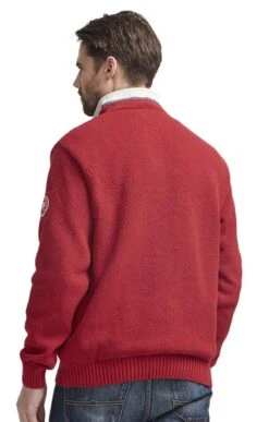 Men's Classic Windproof 1/4 Zip -Bruar Heritage Sales Store TS23566RED 1