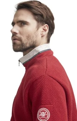 Men's Classic Windproof 1/4 Zip -Bruar Heritage Sales Store TS23566RED 2