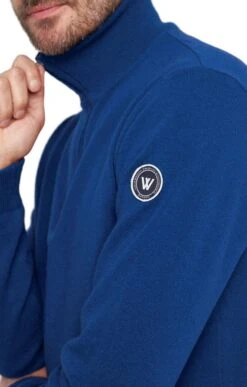 Men's Stellan T-Neck Waterproof Sweater -Bruar Heritage Sales Store TS23569DARKROYAL 2