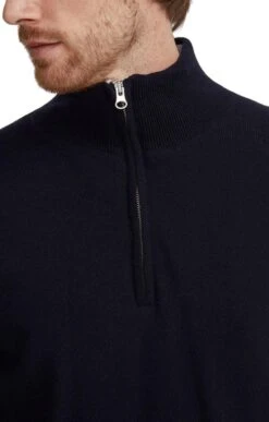 Men's Stellan T-Neck Waterproof Sweater -Bruar Heritage Sales Store TS23569NAVY 2