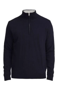 Men's Stellan T-Neck Waterproof Sweater -Bruar Heritage Sales Store TS23569NAVY 3