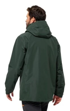 Men's Jack Wolfskin Fernblick 2L Jacket -Bruar Heritage Sales Store TS23693BLACKOLIVE 1