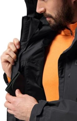 Men's Jack Wolfskin Fernblick 2L Jacket -Bruar Heritage Sales Store TS23693BLACK 3