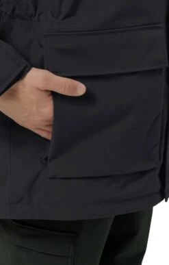 Men's Jack Wolfskin Glacier Canyon Parka -Bruar Heritage Sales Store TS23694BLACK 3