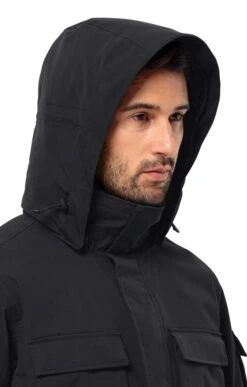 Men's Jack Wolfskin Glacier Canyon Parka -Bruar Heritage Sales Store TS23694BLACK 4