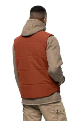 Men's Jack Wolfskin White Frost Vest -Bruar Heritage Sales Store TS23695CARMINE 1