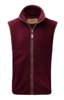 Men's Schoffel Oakham Gilet -Bruar Heritage Sales Store TS24100CLARET 2