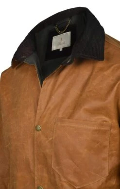Men's Wax Overshirt -Bruar Heritage Sales Store TS26514GOLD 3