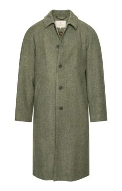Raglan Sleeve Tweed Coat -Bruar Heritage Sales Store TS30165LOVATBRNHB 1
