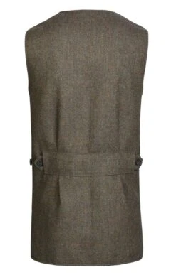 Men's Scottish Saxony Tweed Waistcoat -Bruar Heritage Sales Store TS30451MIDNIGHTHB 1