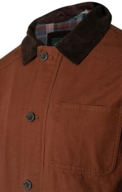 Men's Orvis Classic Barn Coat -Bruar Heritage Sales Store TS33035REDWOOD 2