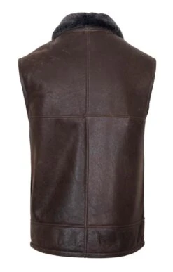 Men's Sheepskin Gilet -Bruar Heritage Sales Store TS70019TOBACCO 1