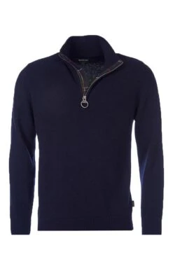 Mens Barbour Holden Half Zip -Bruar Heritage Sales Store TT00160NAVY 1
