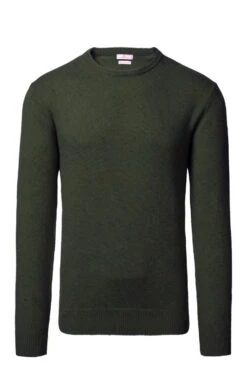 Men's Lambswool Crew Neck -Bruar Heritage Sales Store TT00919TWEEDGREEN 1