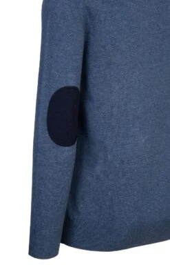 Men's Merino T-Zip -Bruar Heritage Sales Store TT04853LTDENIMNAVY 2