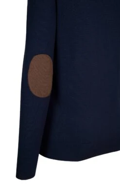 Men's Merino T-Zip -Bruar Heritage Sales Store TT04853NAVYCHESTNUT 1