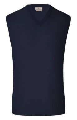 Men's Merino V Slipover -Bruar Heritage Sales Store TT04895NAVY 1
