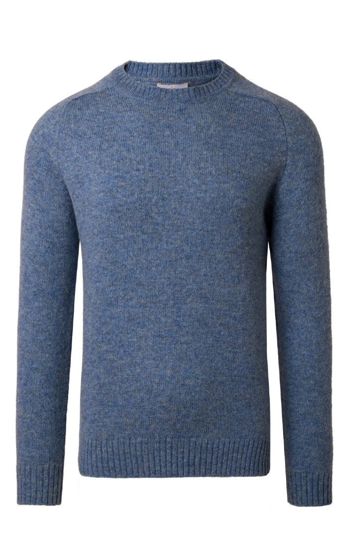 Mens Shetland Crew Neck 3 Mens Shetland Crew Neck - Image 3