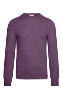 House Of Bruar 2 Ply Lambswool Crew Neck -Bruar Heritage Sales Store TT15000HEATHER 1